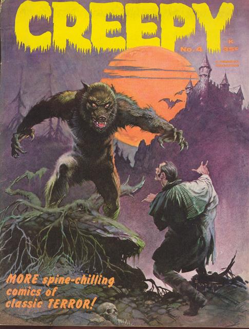 Creepy Warren Magazine #4 comic cover