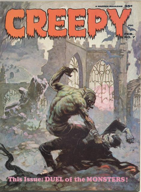 Creepy Warren Magazine #7 comic cover