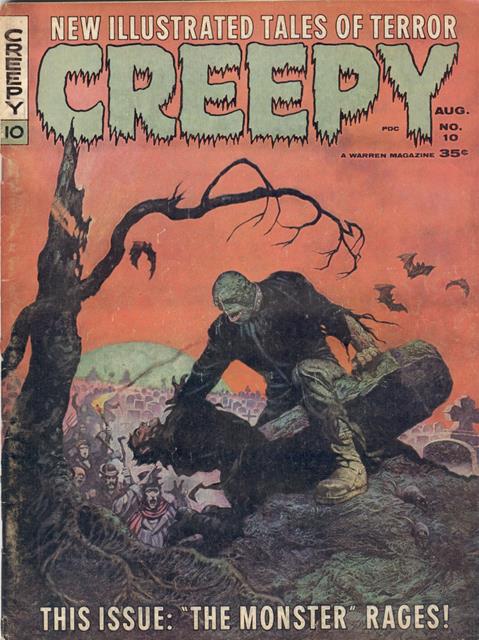 Creepy Warren Magazine #10 comic cover