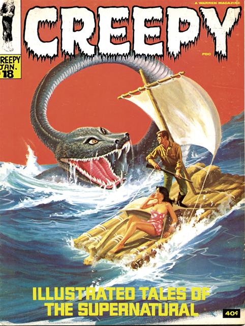 Creepy Warren Magazine #18 comic cover