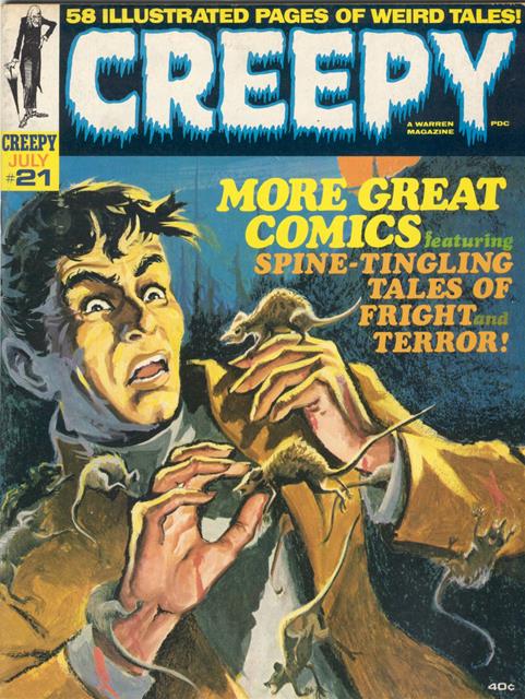 Creepy Warren Magazine #21 comic cover