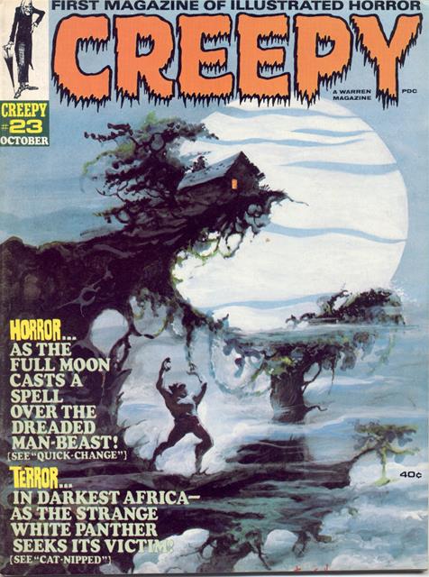Creepy Warren Magazine #23 comic cover