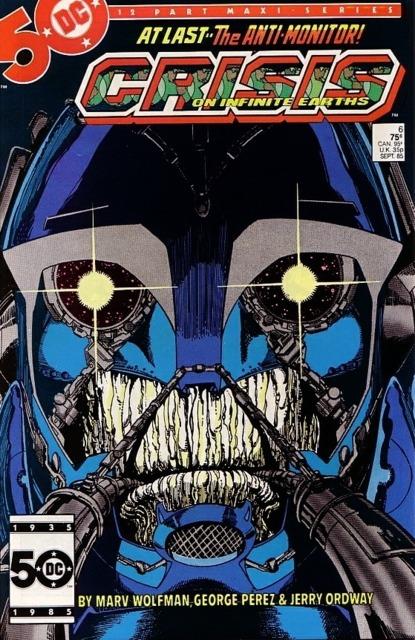 Crisis on Infinite Earths #6 comic cover