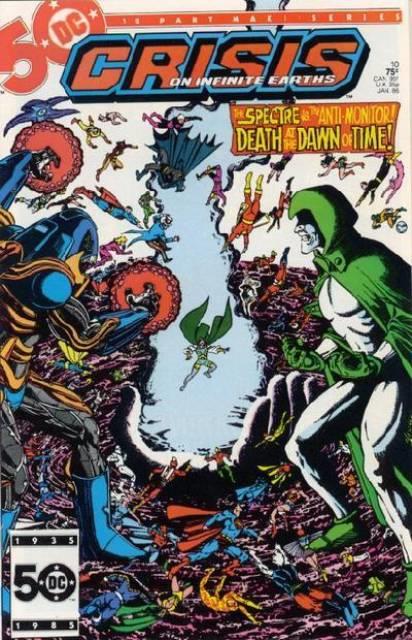 Crisis on Infinite Earths #10 comic cover