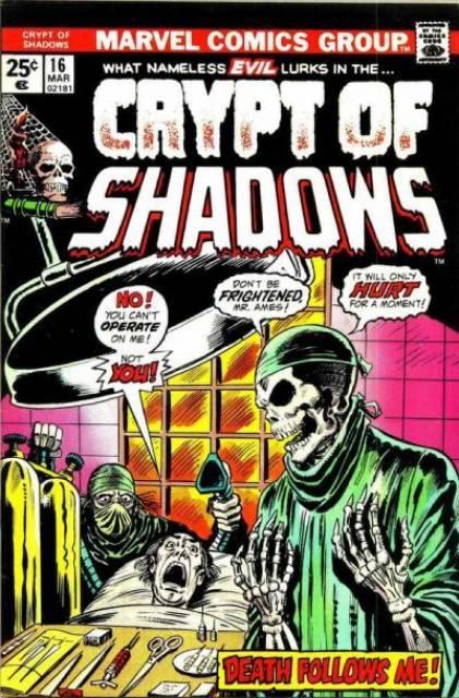 Crypt of Shadows #16 comic cover