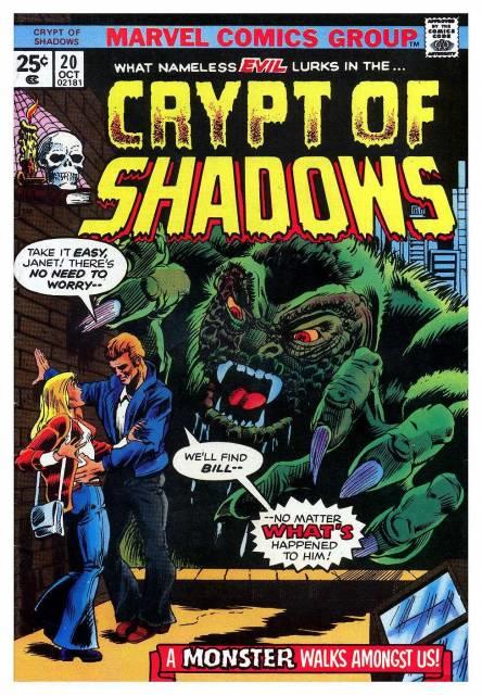 Crypt of Shadows #20 comic cover
