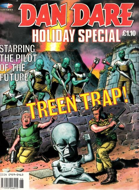 Dan Dare Holiday Special 1991 comic cover