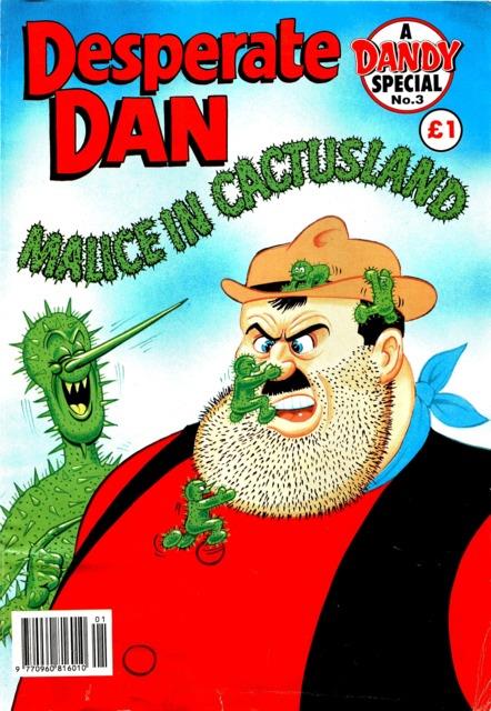 Desperate Dan: Malice In Cactusland Dandy special comic cover