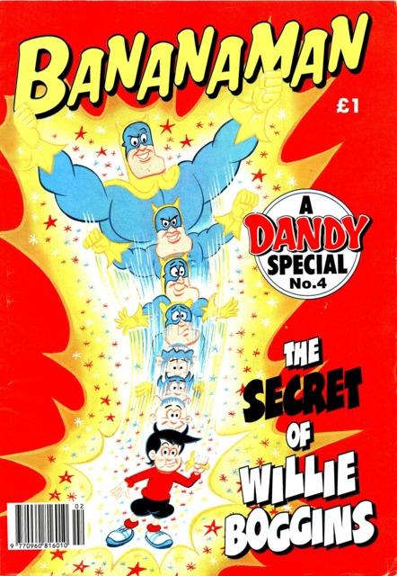 Bananaman: Secret of Willie Boggins Dandy special comic cover