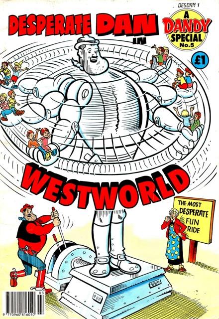 Desperate Dan: Westworld Dandy special comic cover