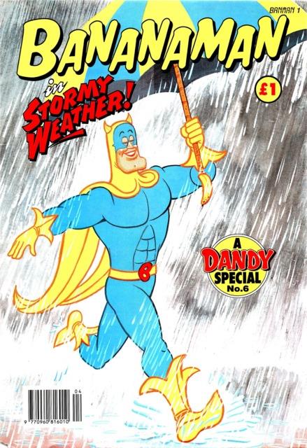 Bananaman in Stormy Weather Dandy special comic cover