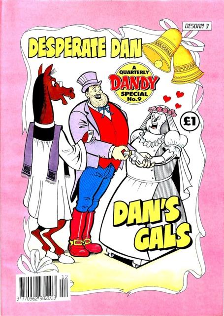 Desperate Dan: Dan's Gals Dandy special comic cover