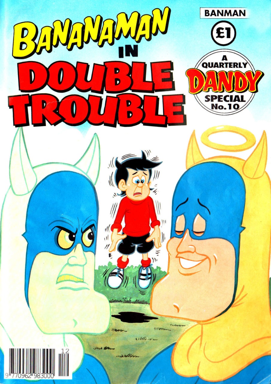Bananaman in Double Trouble Dandy special comic cover