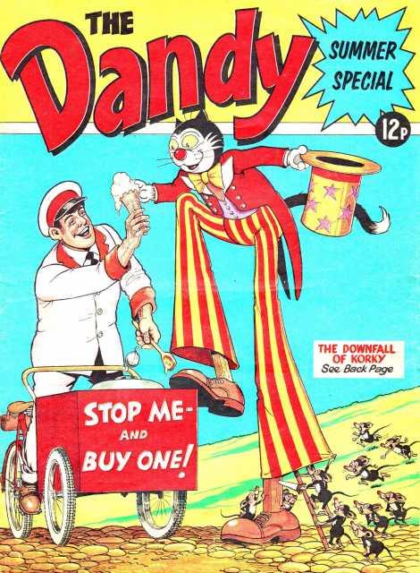 Dandy Summer Special 1974 comic cover