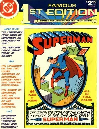 DC Famous First Edition #9 comic cover