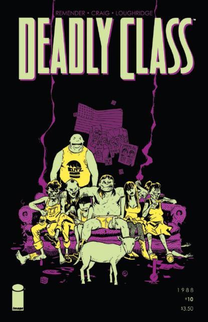 Deadly Class #10 comic cover