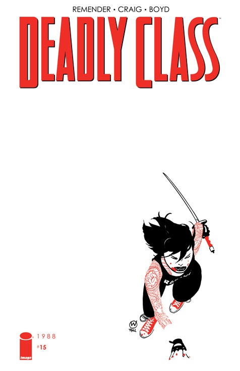 Deadly Class #15 comic cover