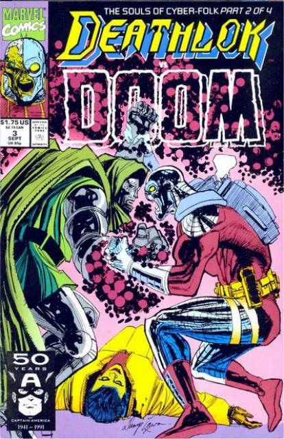 Deathlok Vol 2 #3 comic cover