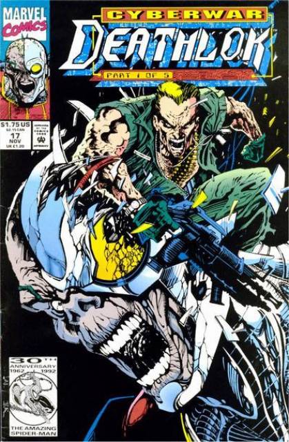 Deathlok Vol 2 #17 comic cover