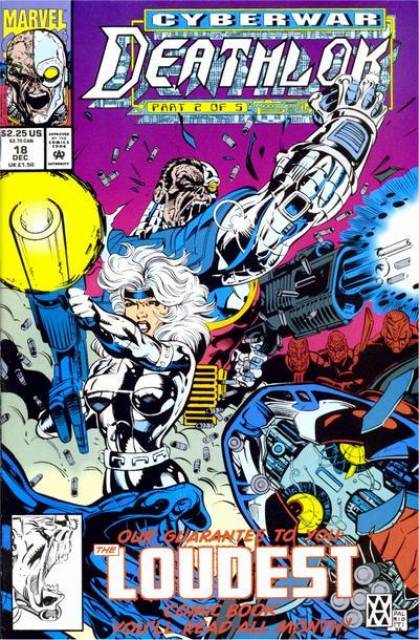 Deathlok Vol 2 #18 comic cover