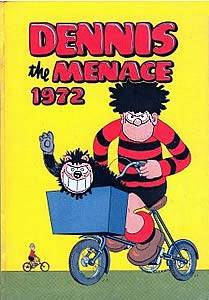 Dennis the Menace annual 1972 comic cover
