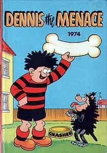 Dennis the Menace annual 1974 comic cover
