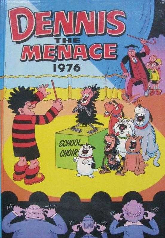 Dennis the Menace annual 1976 comic cover