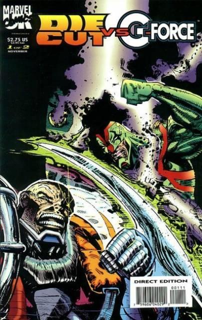 Die Cut Vs G Force #1 comic cover