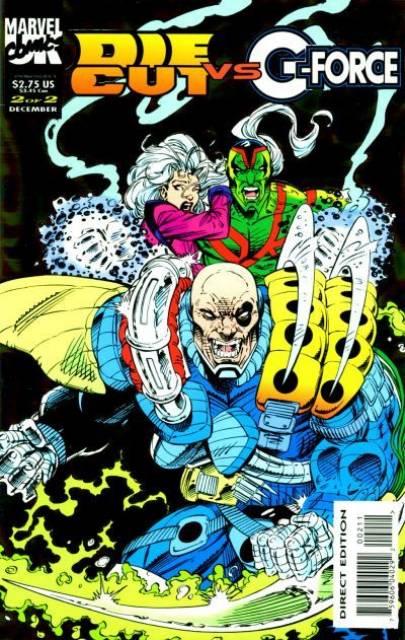 Die Cut Vs G Force #2 comic cover