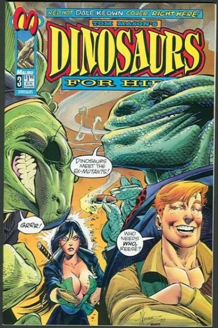 Dinosaurs For Hire #3 comic cover