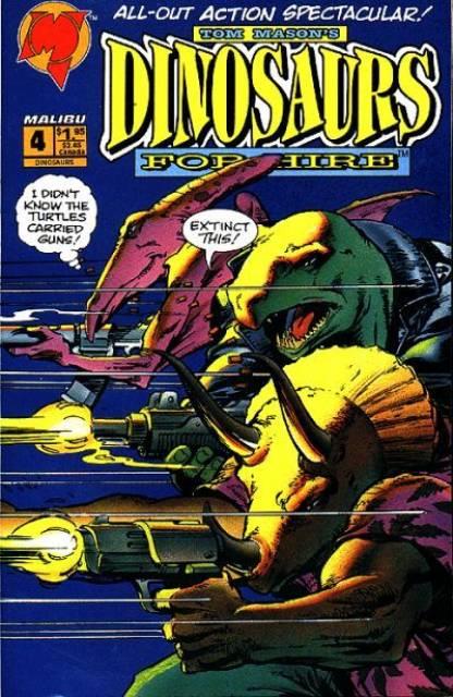 Dinosaurs For Hire #4 comic cover
