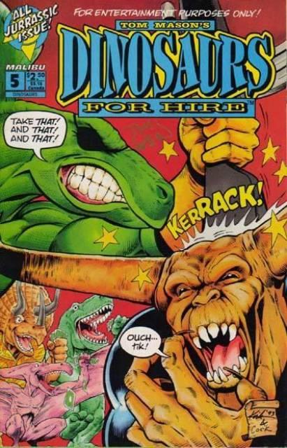 Dinosaurs For Hire #5 comic cover