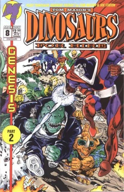 Dinosaurs For Hire #8 comic cover
