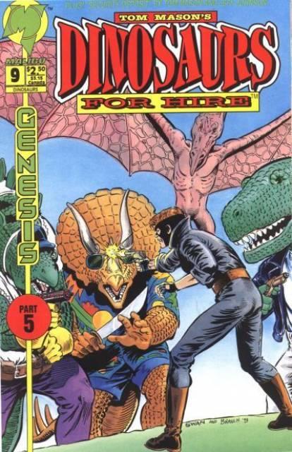 Dinosaurs For Hire #9 comic cover