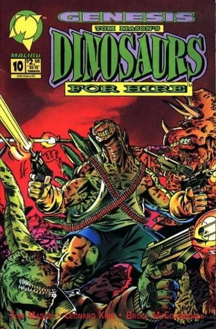 Dinosaurs For Hire #10 comic cover