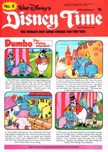Disney Time #6 comic cover