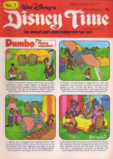 Disney Time #7 comic cover