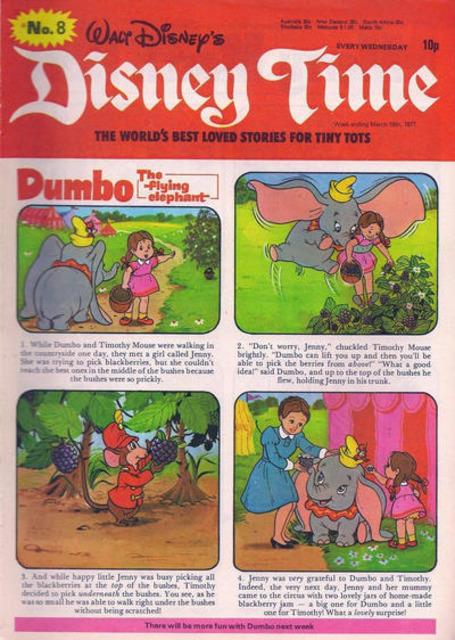 Disney Time #8 comic cover