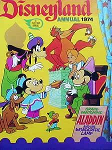 Disneyland Annual 1974 comic cover