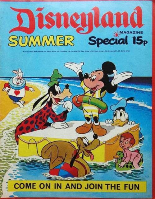 Disneyland Summer Special1972 comic cover