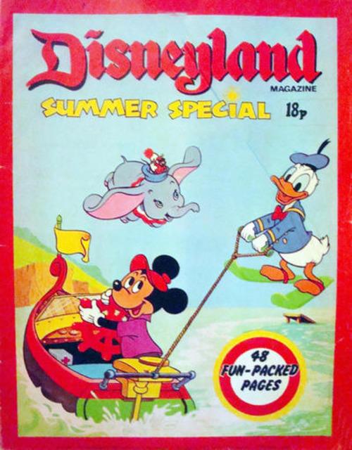 Disneyland Summer Special1974 comic cover