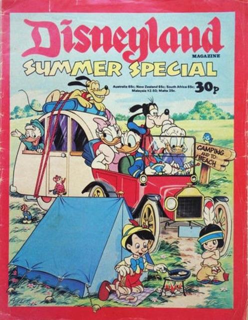 Disneyland Summer Special1976 comic cover