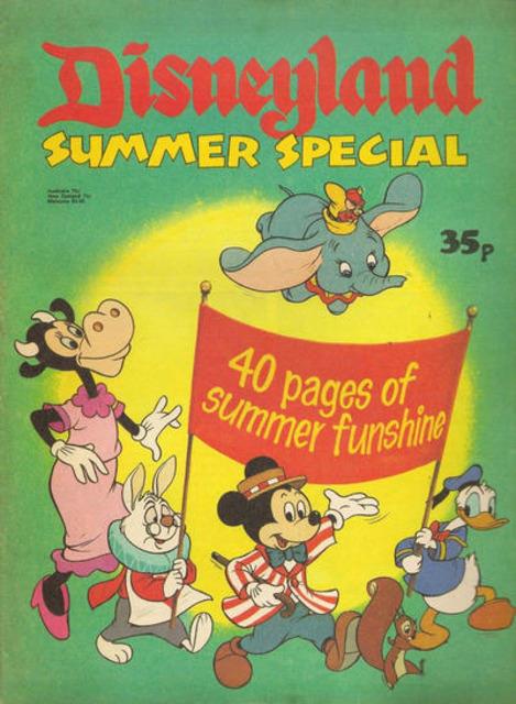Disneyland Summer Special1978 comic cover