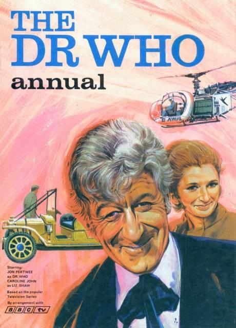 Doctor Who Annual 1971 comic cover