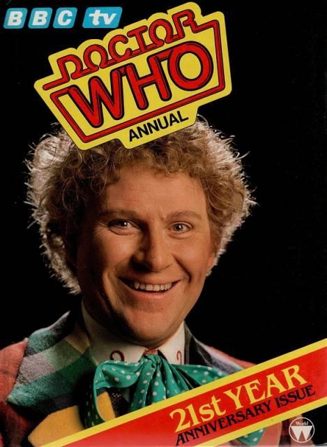 Doctor Who Annual 1985 comic cover