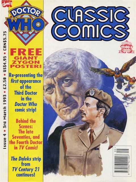 Doctor Who Clasic Comic #4 - 03 March 1993 comic cover