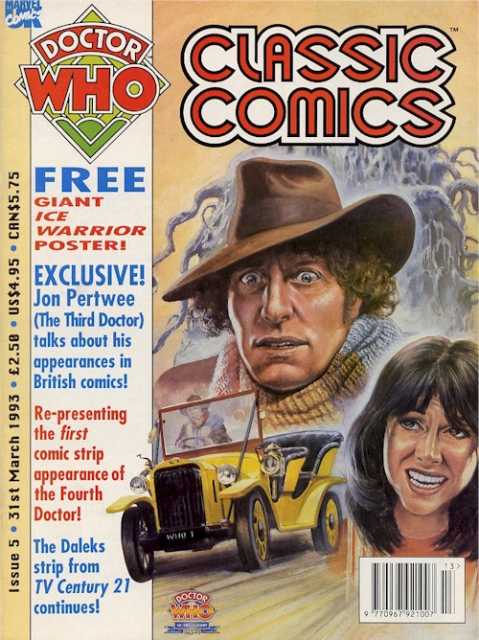 Doctor Who Clasic Comic #5 - 31 March 1993 comic cover