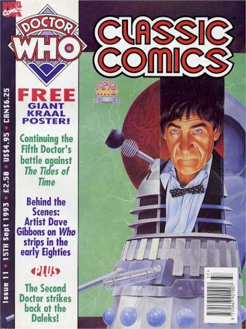 Doctor Who Clasic Comic #11 - 15 September 1993 comic cover