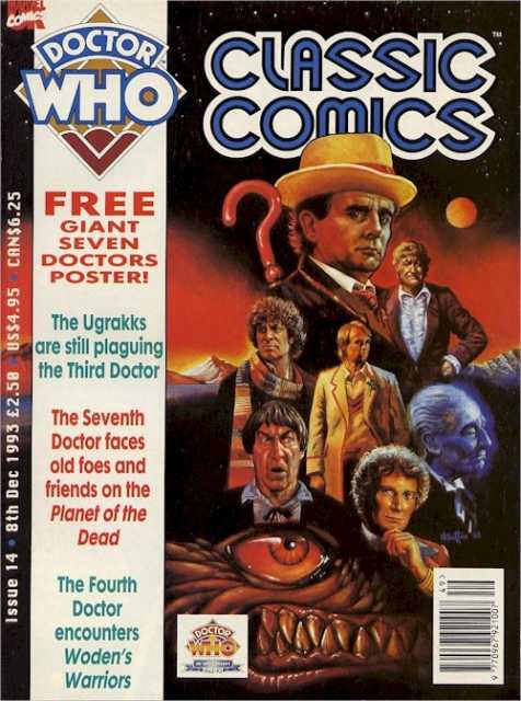 Doctor Who Clasic Comic #14 - 08 December 1993 comic cover
