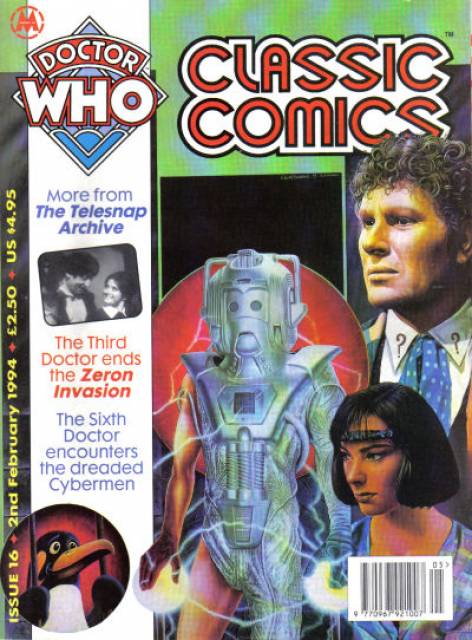 Doctor Who Clasic Comic #16 - 02 February 1994 comic cover